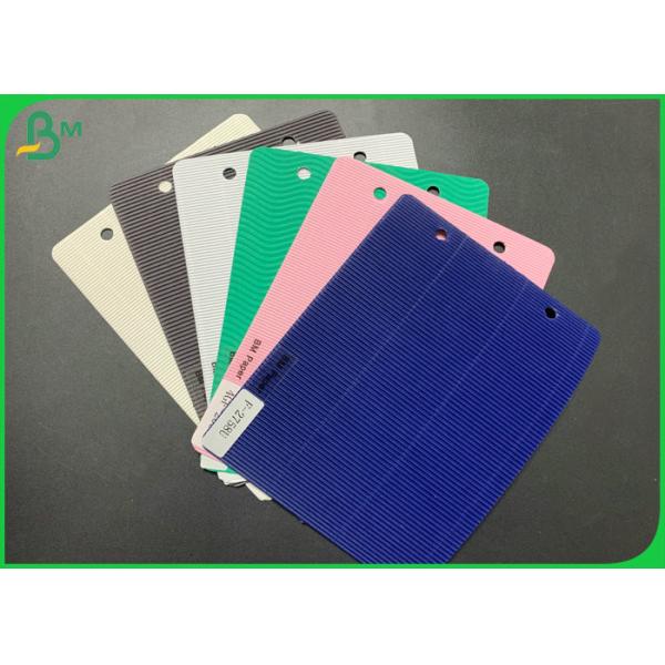 Multi - Color E / F Flute Corrugated Cardboard Sheet For Craft DIY Eco - Friendly
