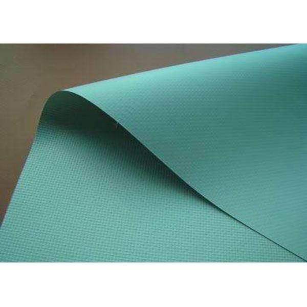 300gsm PE Material PVC Coated Tarpaulin Fabric Waterproof And Wind Resistance