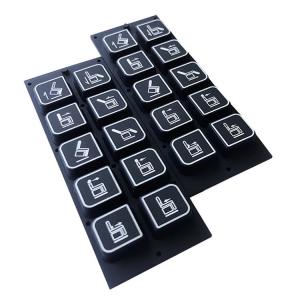 China Patient Transfer Chair Lift Silicone Panel Keyboard Old Man/Woman Pump Chair Gas Lift Rubber Panel Keypad on sale