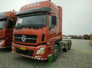 Dongfeng EURO V Used Tractor Truck 7560×2500×3030mm LNG/CNG Fuel Type Manufactures