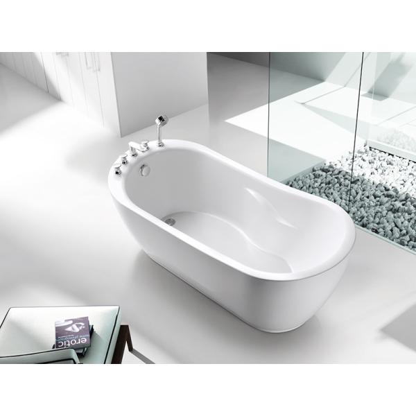 Simple Bath Acrylic Free Standing Bathtub SP1029 1650×760×700mm