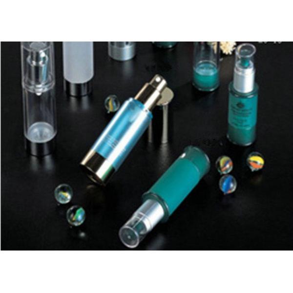 15ml, 30ml, 50ml PP Airless Cosmetic Bottle / Lotion Bottle With Transparent Cap