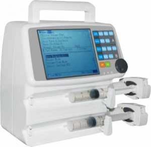  Portable Clinic Basic electronic infusion pump Double Channel Patient Injection Treatment Manufactures