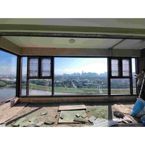 Standard Aluminium Window Waterproofing Single / Double / Triple Glass Aluminum
