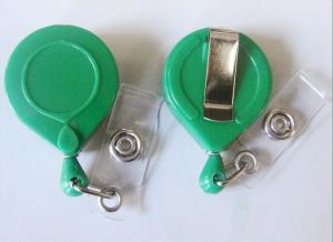  ABS Custom Yoyo Id Card Holder , Round Retractable Badge Reels With BSCI Manufactures