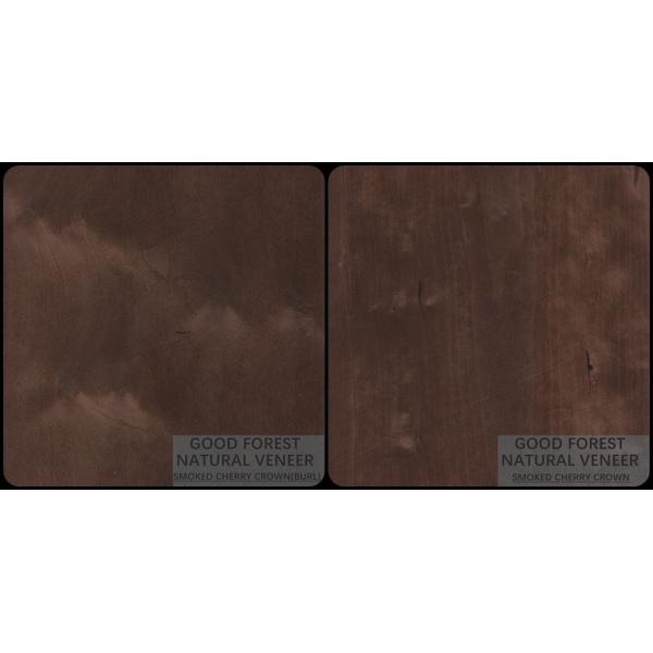 Decoration Natural Cherry Veneer Quarter Cut Smoked Color Popular