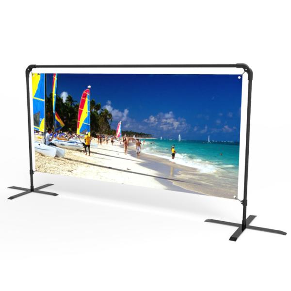 Custom Design Tradeshow Graphic Banner Stand With Stable Aluminum Stand