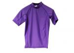 Custom Adult Rash Guard Shirt Pantone Color Optional Silkscreen Printing Logo