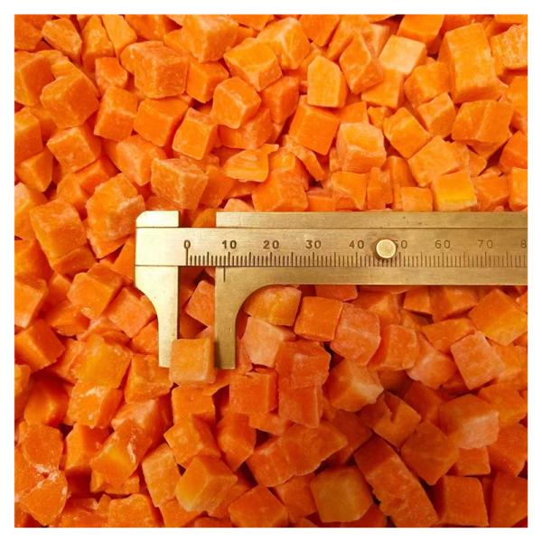 2025 New Crop Frozen Carrot Diced Frozen Fresh Carrot Slice