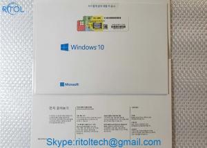 China Multi Language Windows 10 Product Key Sticker Professional 64 Bit OEM FPP License on sale