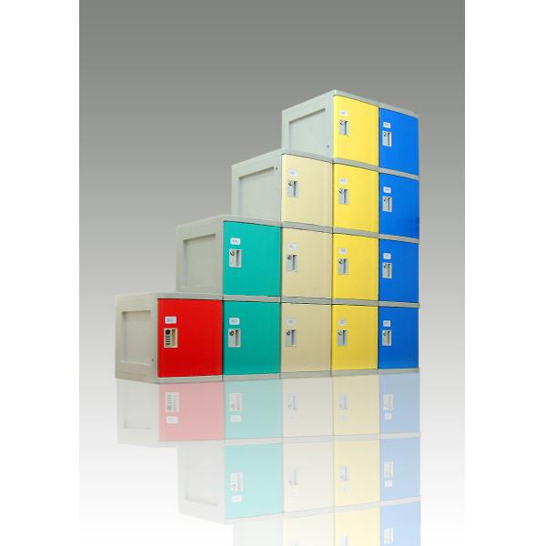 ABS Plastic Gym Lockers Beautiful Appearance For Sports Ground With keyless lock