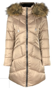 Thick Womens Warm Waterproof Coat , ODM OEM Womens Long Puffer Jacket With Hood