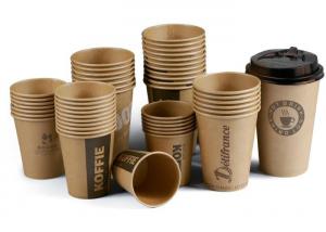  Disposable white paper coffee cups paper coffee cups bulk custom coffee paper cups Manufactures
