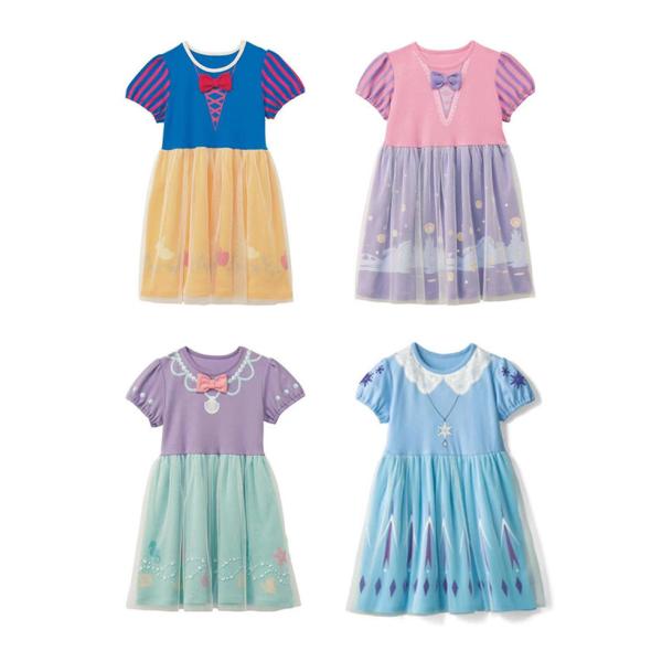 Summer Children'S Clothing New Snow White Dresses Baby Girl Cotton Princess Dress