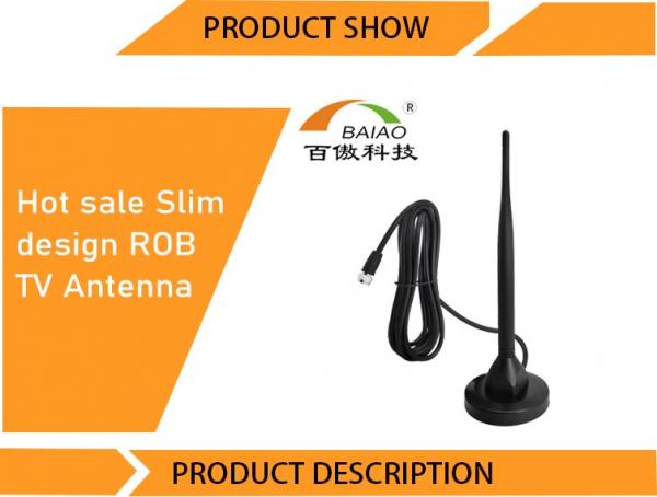 Popular selling Digital antenna for HDTV Indoor TV antena Antenna with Strong Magnetic Base