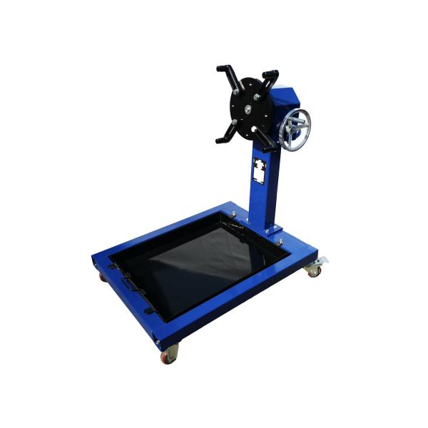 360 Swivel Blue Gearbox 300KG Engine Hoist And Stand