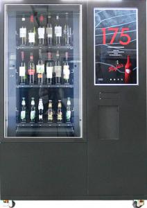  Big Touch Screen Bottle Wine Vending Machine With Remote Platform And Coin Bill Acceptor Manufactures