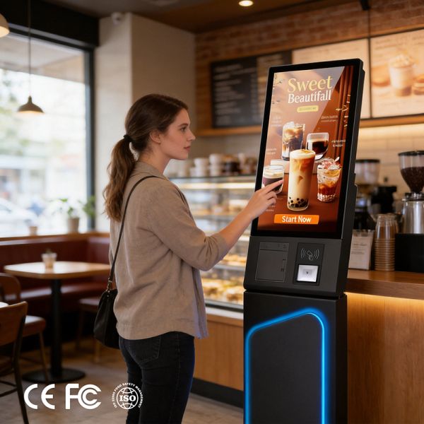 22inch Touchscreen Self-Ordering Payment Kiosk with SDK Function Multi-OS Support for Malls & Restaurants