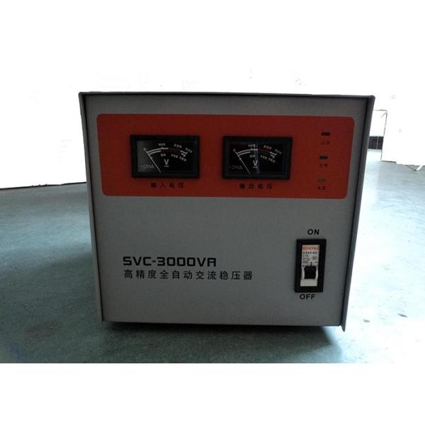 Small 3KVA SVC 110V / 220V IP20 Single Phase Voltage Stabilizer Light Weigh