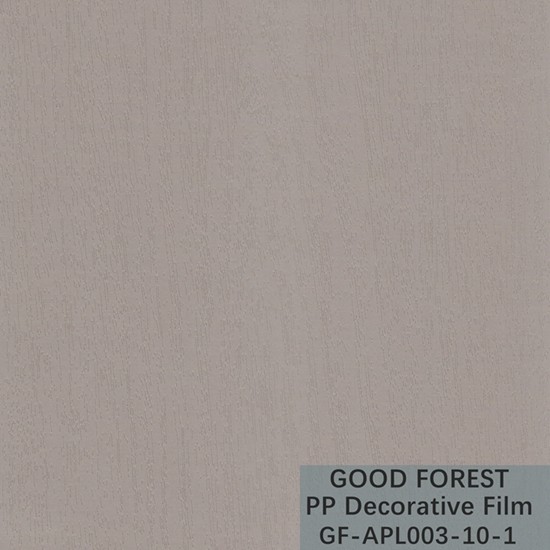 Tasteless PP Decorative Film Degradable Pure Color Series Wooden Thorn Grain