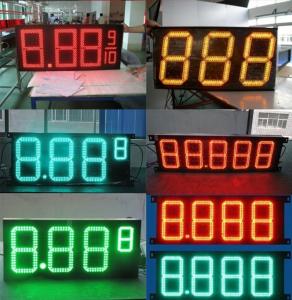  Outdoor 5000mcd 48in Led Gas Price Panel 20W Full Color waterproof dustproof Manufactures