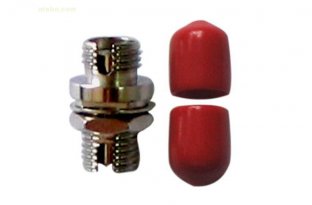 High Precision of Mechanical Dimension FC optical Adapter Green or red Color