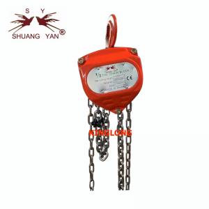  0.5 Ton Stainless Steel Chain Pulley Block Hand Operated 3 Meters Manufactures