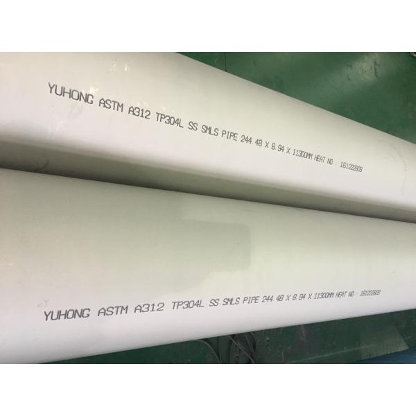 ASTM A312 TP304, TP304L Stainless Steel Seamless Pipe For Chemical Industry