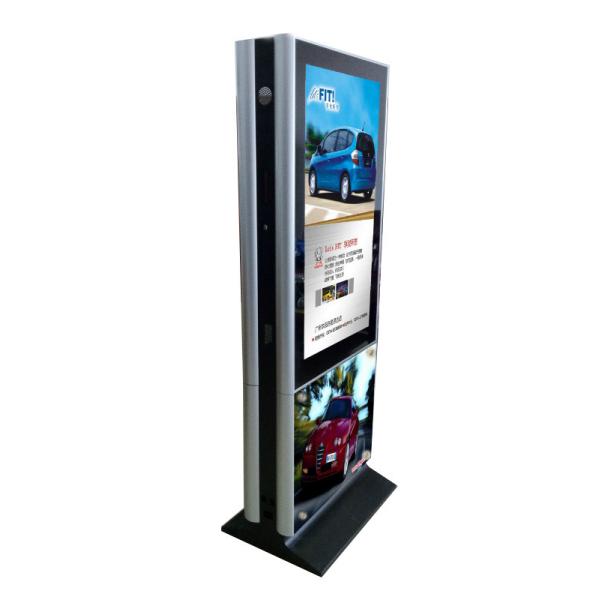 Double Sided Display Digital Signage Kiosk, Shopping Mall Advertising with Touch Screen