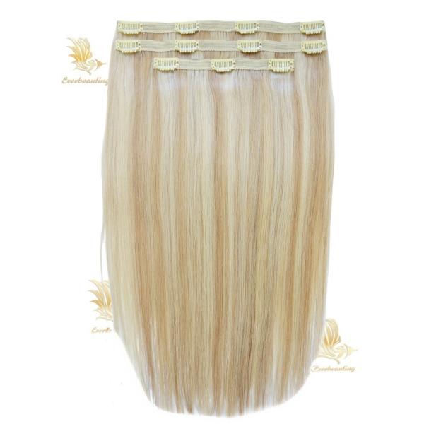 Straight Muti-Color Double Drawn Virgin Russian Human Hair Thinnest Seamless