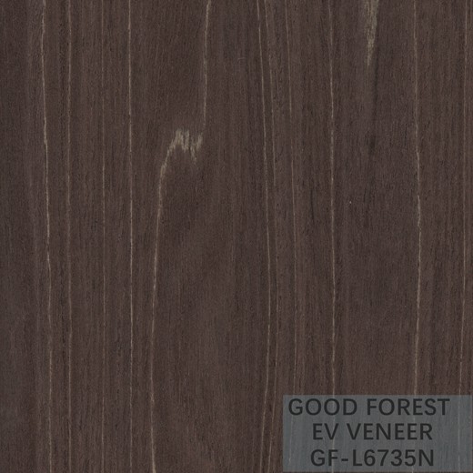 Engineered Wenge Veneer Sheets Recomposed Dark Wood Veneer Sheets