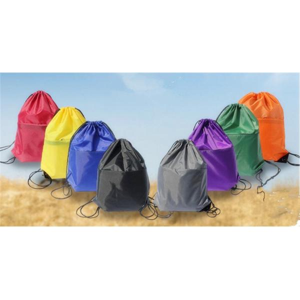 Cute Monofin Backpack Drawstring Shoulder Straps Heavy Duty Water Repellant Fabric