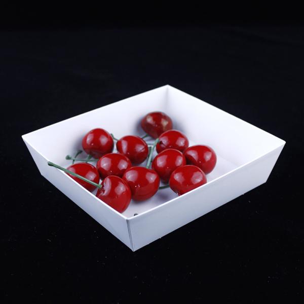 Recycled Dessert Packaging Box Printing Ivory Board Paper Food Container