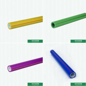 China Colorful Ppr Polypropylene Water Supply Pipe Ppr Plastic Water Pipe Smooth Inner Walls on sale
