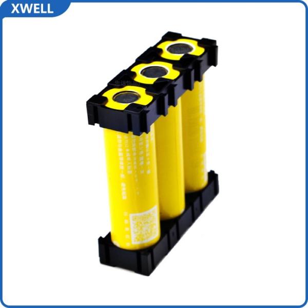 Tool-Free 18650 Bracket with 1×3 Configuration and Splicing Design for Lithium Battery Packs