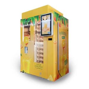  24 Hours Self Service Orange Juice Drinks Vending Machine Touch Screen Fresh Fruit 12 OZ Manufactures