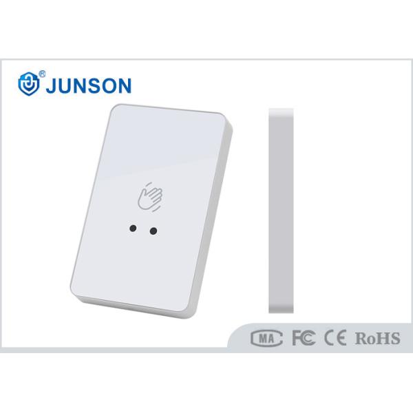 PC Case Exit Push Button White Color Touchless Door Release Button With Signal Output