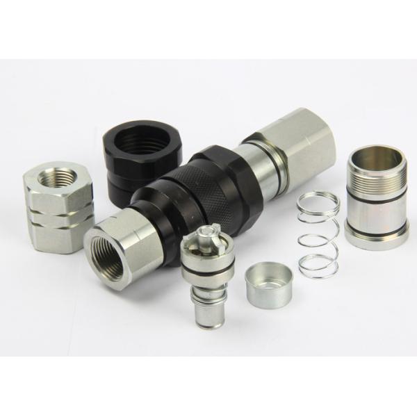 Avoiding Toughness Flat Faced Hydraulic Coupler Chrome Three LSQ-VEP Thread Locked Type