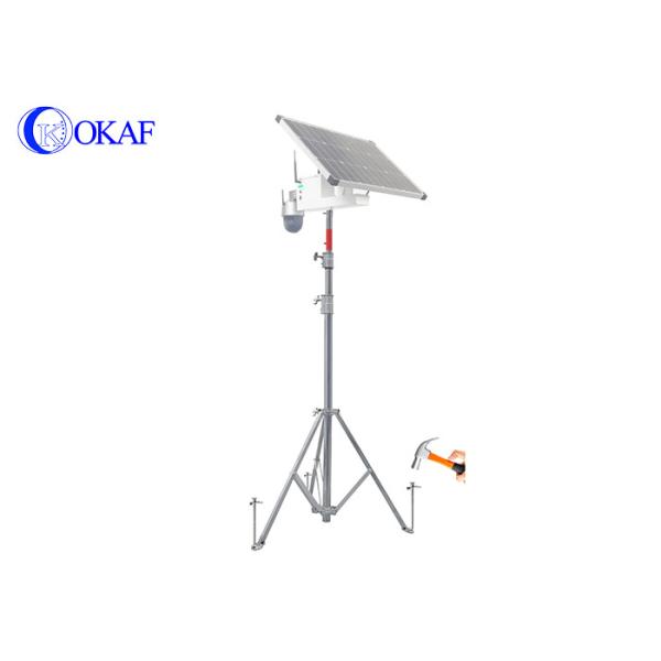 Outdoor Wireless 4G WiFi Solar Powered PTZ IP CCTV Camera With Tripod