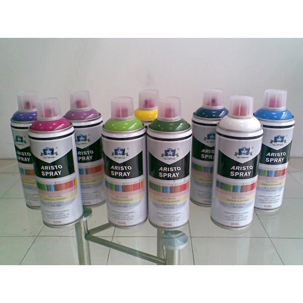 Non toxic Eco-friendly Artist Aerosol Spray Paint for Wood / Plastic / Metal Surface