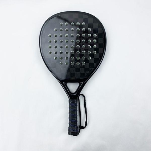 Eva 15 Beach Tennis Paddle Racket 18k Carbon Texture Professional Padel Racket