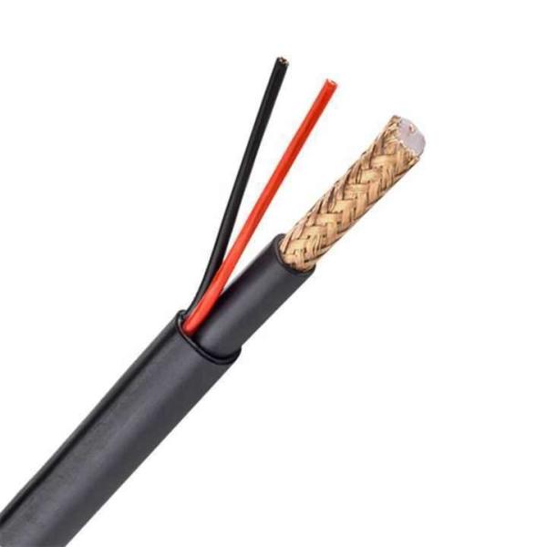 Tinned Copper RG59 Coaxial Cable 300V Rated UL Certified for CCTV Security Systems