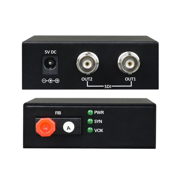 3G HD SDI Fiber Multiplexer , Fiber Optic Video Converter FCC Approved