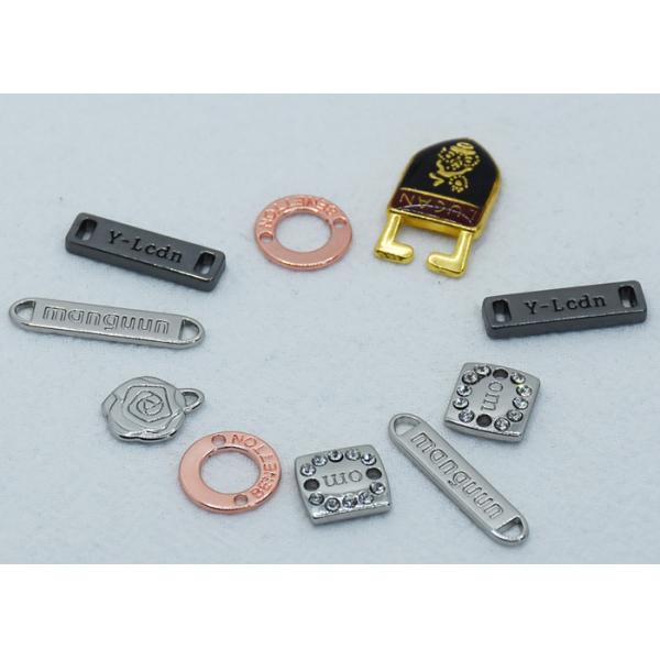 Personalized OEKO Metal Zipper Puller Debossed For Luggage Handbag