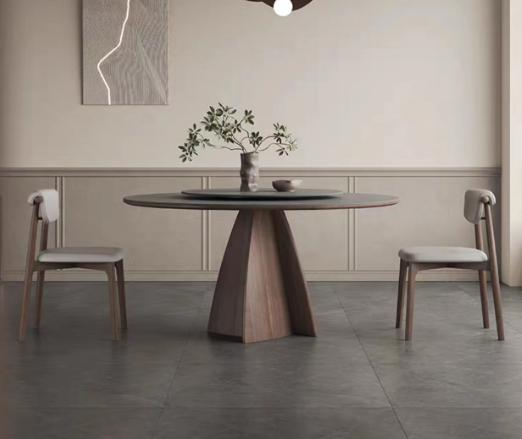 Space Saving Round Dining Table for Kitchen & Small Balcony