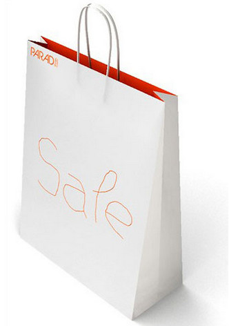 White Paper Bags for Evens & Trade Fairs