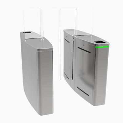 Finger Print Reader Entrance Control Sliding Barrier Automated Entrance Gym Membership Turnstile