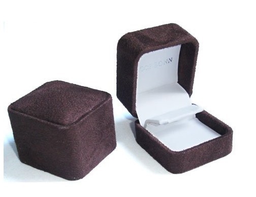 Brown color Velvet Jewelry Boxes