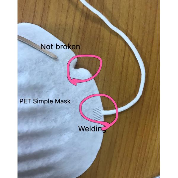 Comfortable Disposable Dust Mask Anti Static Non Toxic High Breathability
