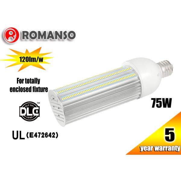 75w Outdoor Led Street Light Bulbs , 180 Degree Corn Bulb E27 E39